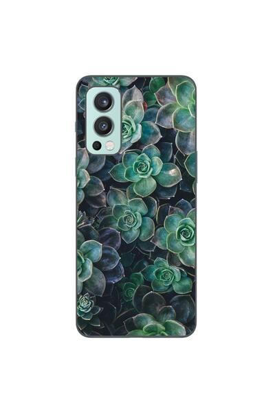 OEM Husa compatibila cu OnePlus Nord 2 Silicon Gel Tpu Model Flori de Stanca
