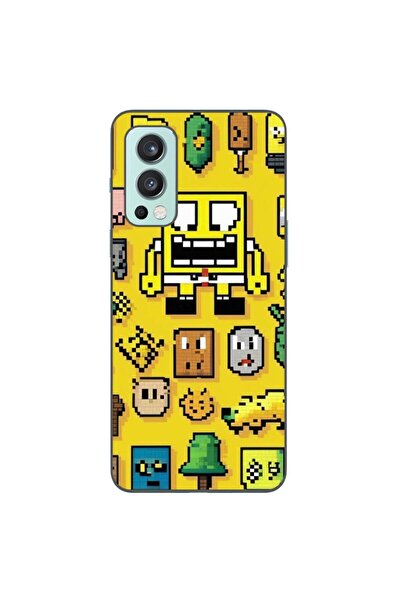 OEM Case compatible with OnePlus Nord 2 Silicone Gel Tpu Pattern Pixel Art Sp...