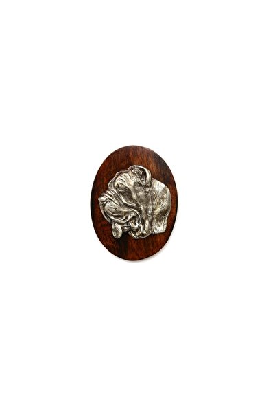Art - Dog Neapolitan Mastiff, Mastino Napoletano - Dog show brooch, starter n...