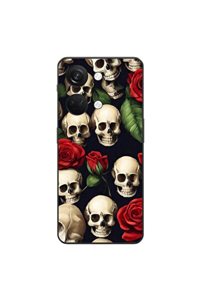 OEM Husa compatibila cu OnePlus Nord 3 Silicon Gel Tpu Model Skulls and Roses