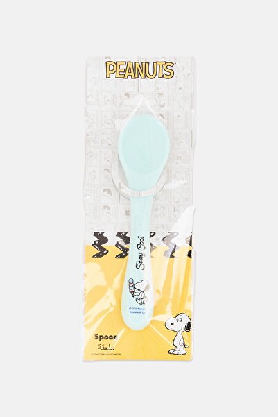 PEANUTS Silicon Graphic Print Spoon, Light Mint Green