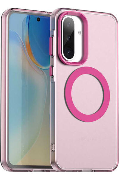 Techsuit Πίσω Κάλυμμα Σιλικόνης Ροζ (Galaxy A56)