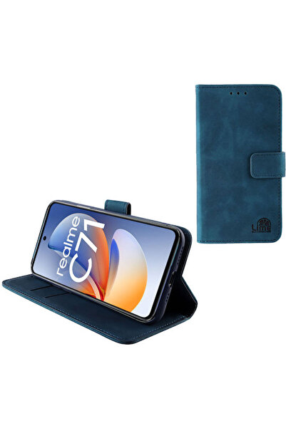 Lime&co Lime Essential Magnet Book Συνθετικό Δέρμα Μπλε (Realme C71) Κωδικός:...
