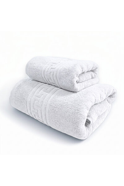 TextiLici Top Bottom Set of 2 Ultra Soft Towels – 100% Cotton, Double Thread,...