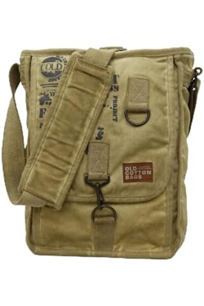 Yıldızan Nzr beautestore Old Cargo 8184 حقيبة كتف قماشية غير رسمية للكمبيوتر ...