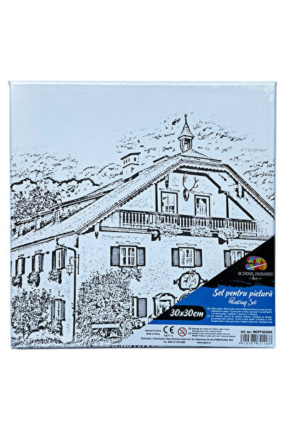 PIGNA Предварително изрисувано платно върху рамка 30*30см Conac Sf Art