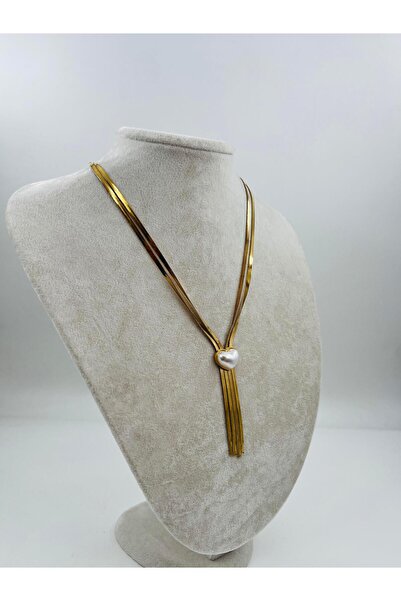 Bozhi Necklace Steel Silver Elegant Gift