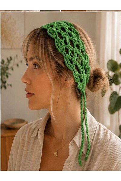 Cherry Butik Knitted Crown Bandana