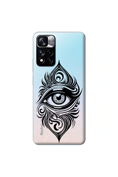 Other Xiaomi Redmi Note 11 Pro 5G Eye patterned drawing Transparent Silicone ...
