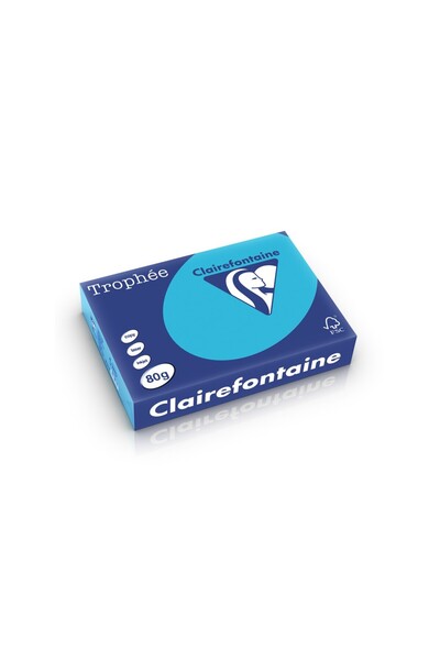 Clairefontaine Hârtie A4 80 g/m² Culoare intensă 500 coli/reamă Albastru regal