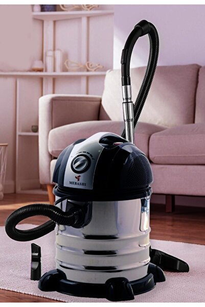 MEBASHI Drum Vacuum Cleaner with Wet and Dry Cyclone System, 20L Capacity, an...