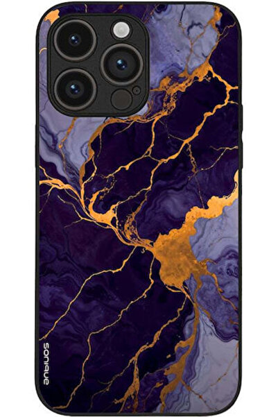 Other Sonique Μαρμάρινη Θήκη για Apple iPhone 14 Pro Max Μωβ