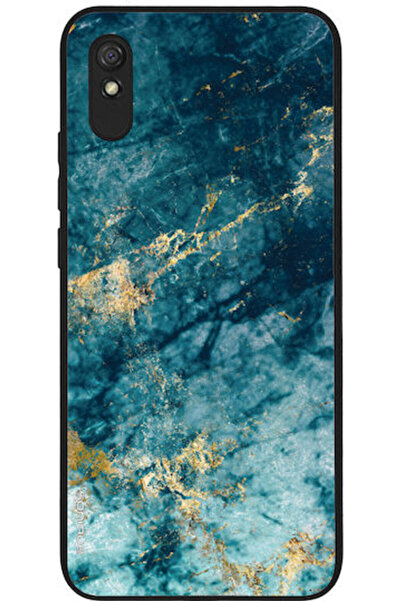 Other Σειρά Sonique Marble Xiaomi Redmi 9A Redmi 9AT Μπλε Πίσω Κάλυμμα