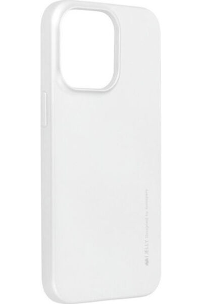 Mercury IJelly Πίσω Κάλυμμα Σιλικόνης Ασημί (iPhone 13 Pro)