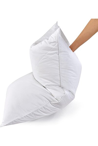 Generic GEOMART 2 Pack White Goose Feather Bed Pillow - 600 Thread Count Egyp...