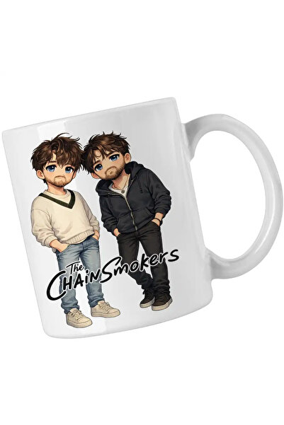 OEM The Chainsmokers Anime Cartoon mug