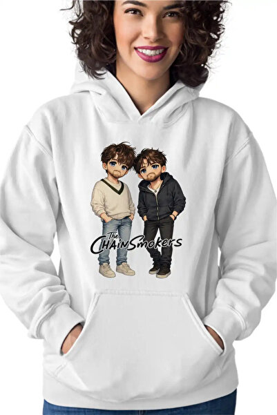 OEM Women's Hoodie The Chainsmokers Anime Cartoon