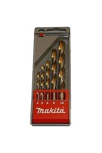 Makita D-30514 4-10 mm (5 pcs) HSS-titanium flute drill Top Bottom Set