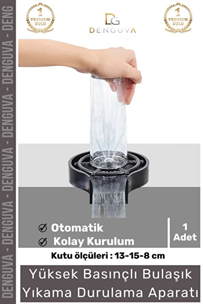 Denguva #YıkamaAparatı Bardak Temizleme Lavabo İçi Hızlı Cam Durulayıcı Otoma...