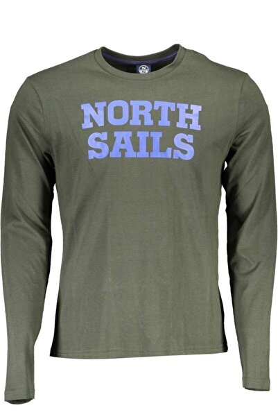 North Sails Μπλουζάκι μακρυμάνικο Ανδρικό 902322-0440 Πράσινο - 3XL