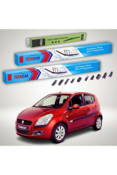TEAMCAR Ștergătoare Suzuki Splash EX 2008-2014 |   Set Față și Spate Plat Pre...