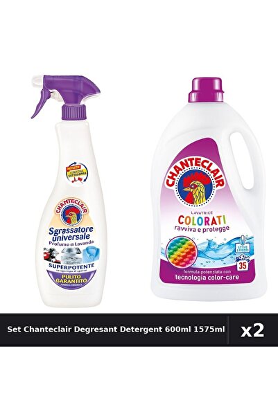 Chanteclair Set 2 Degresant și Detergent 600ml + 1575ml - Lavanda, Color - Cu...
