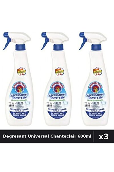 Chanteclair Set 3 Degresant Universal 600ml - Bicarbonat, Curatenie Eficienta