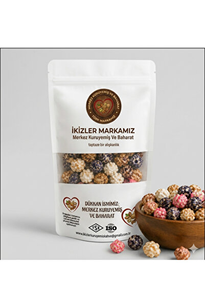 Merkezkuruyemişbaharat 250🌈 Renkli Kaymaklı Leblebi 250 Gr 🥜 Taze Çıtır Öze...
