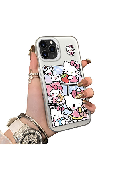 ucuc iPhone 11 Pro Max Uyumlu Şık Karikatür Baskılı Darbeye Dayanıklı Kılıf