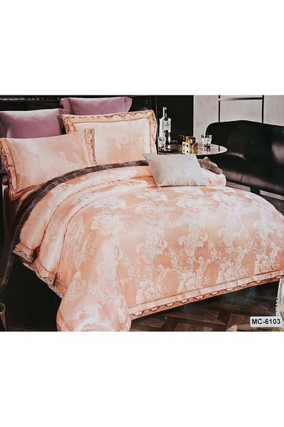 MILANO COLLECTION Jacquard Double Bed Linen Top Bottom Set MC-6103