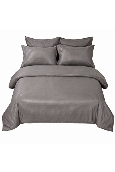 Sisiter 6 Piece Double Duvet Cover Set with Elastic Fitted Sheet - Microfiber...