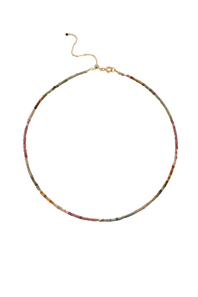 Lisa&Co. Colier Argint Geometric Cut&Tourmaline