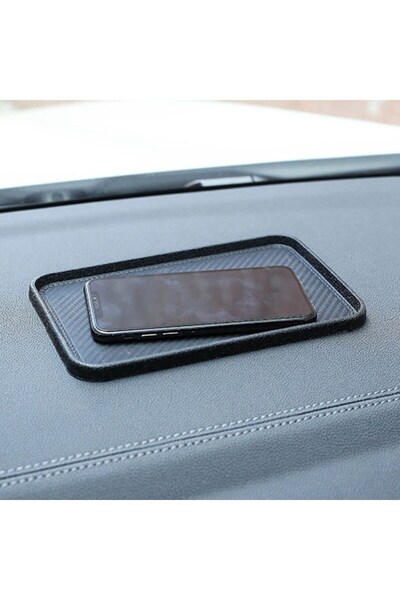 Choice 1PC Silicone Anti Slip Dashboard Mat with Phone Holder Tray Universal ...