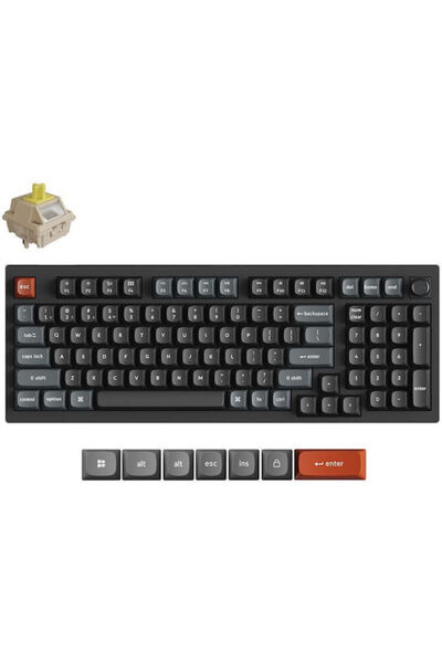 Keychron V5 Ultra 8K V5U-D4 Ασύρματο Μηχανικό Πληκτρολόγιο Gaming 96% με διακ...