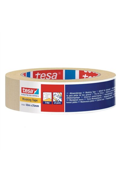 Tesa Bandă de mascare din hârtie 50M x 25MM