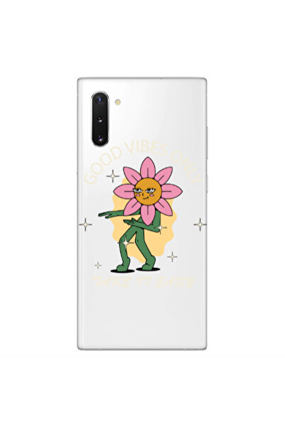 Other Samsung Note 10 Plus Good Vibes Only Transparent Silicone TPU Θήκη