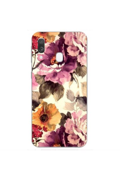 Other Samsung A40 Daisies and roses Transparent Silicone TPU Θήκη