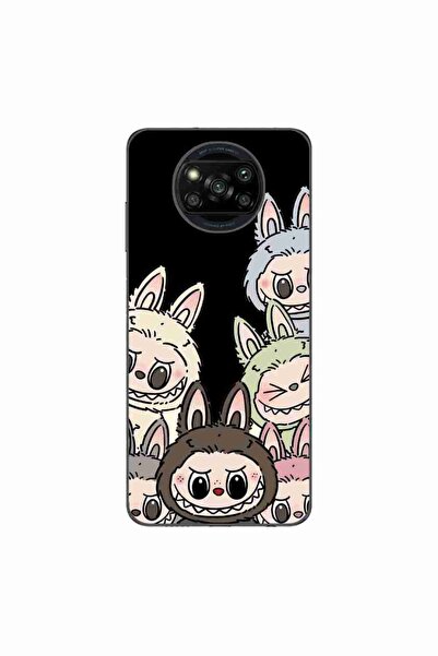 OEM Калъф, съвместим с Xiaomi Poco X3 Pro, силиконов гел TPU, с десен Labubu,...