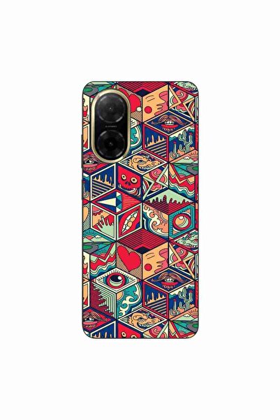 OEM Θήκη συμβατή με Xiaomi Redmi A5 από σιλικόνη gel TPU με γεωμετρικό σχέδιο...