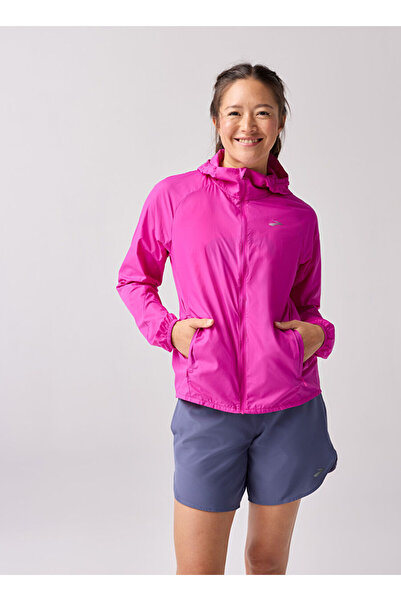 Brooks 221732588 Canopy Jacket 2.0 Pembe Kadın Zip Ceket