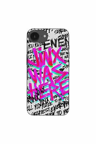 OEM Husa compatibila cu Apple iPhone 16e Silicon Gel Tpu Model Jinx Was Here