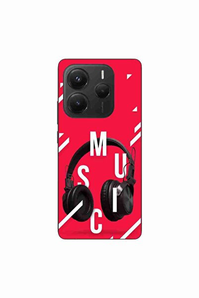 OEM Θήκη συμβατή με Xiaomi Redmi Note 14 5G από σιλικόνη TPU με σχέδιο ακουστ...