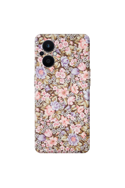 Other Oppo Reno 7 Lite Blue Roses Transparent Silicone TPU Θήκη