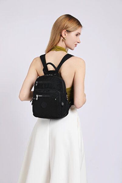 SMART BAGS Rucsac de damă din țesătură șifonată, impermeabilă, de dimensiuni ...