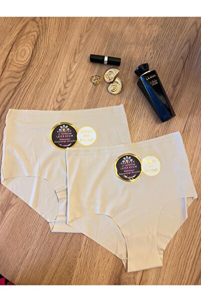 ohminishe Papatya Laser Cut Skin Color Panties