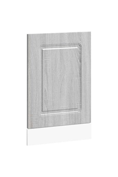 vidaxl Dishwasher Panel Sonoma Grey Engineered Wood