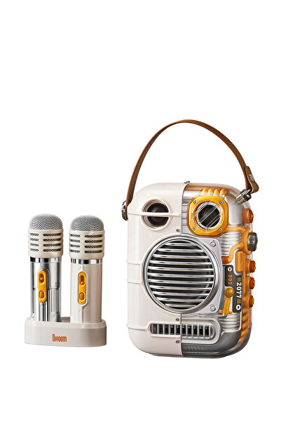 DIVOOM Spark Pro Çift Karaoke Mikrofonlu Bluetooth Hoparlör 80W