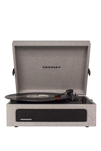 CROSLEY Voyager Gri Bluetooth Alıcılı ve Taşınabilir Plakçalar Pikap