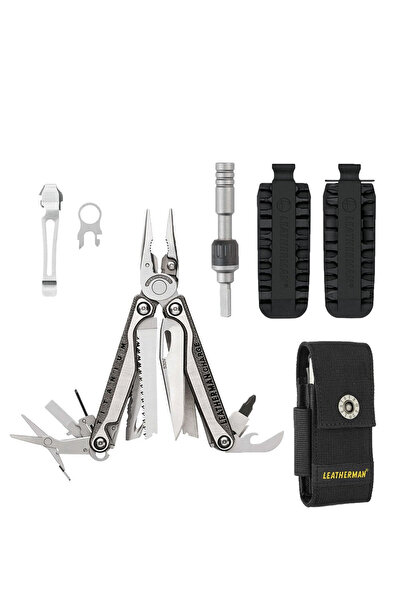 Leatherman Stainless Steel Çok Amaçlı Charge+ TTI Tam Set