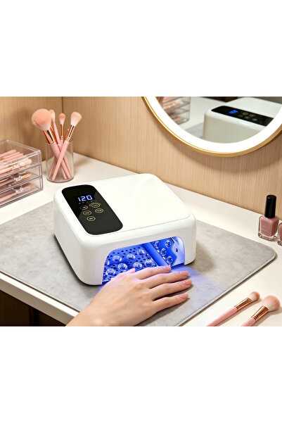 Demine Cordless UV LED Nail Lamp, 72W Rechargeable Nail Dryer with Light & Mi...